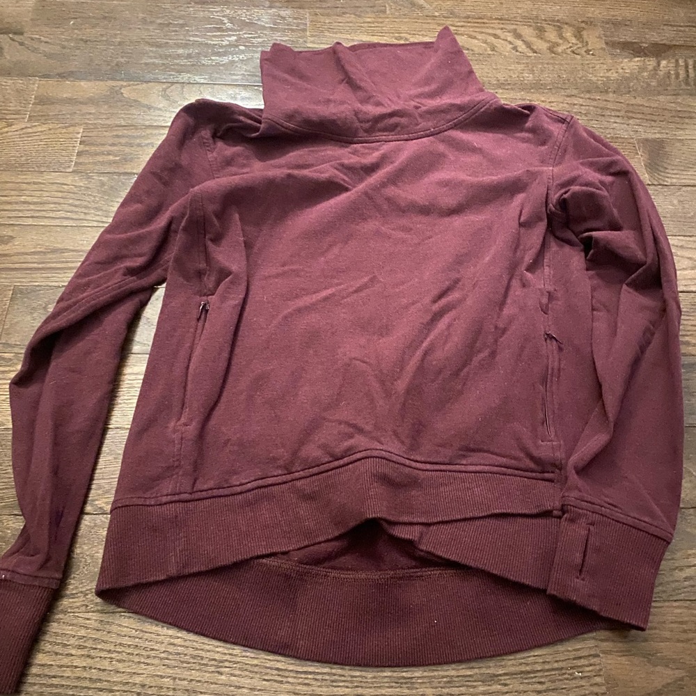 Plum Lululemon sweatshirt